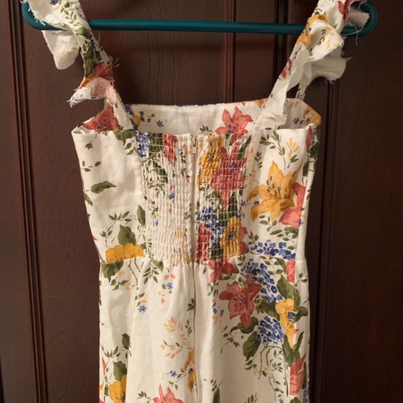Linen Floral Dress - Picture 11 of 12